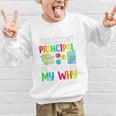 Back To School Assistant Principal The Students Are My Why Premium Tri-Blend Graphic Kid Sweatshirt Back To School Assistant Principal The Students Are My Why Premium Tri-Blend Graphic Kid Sweatshirt