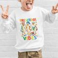 Back To School Cute Goose Preschool Vibes Girls Boys Graphic Kid Sweatshirt