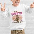 Back To School Howdy Fourth Grade Girls Graphic Kid Sweatshirt Back To School Howdy Fourth Grade Girls Graphic Kid Sweatshirt