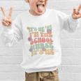 Back To School Nurse It's Me Hi I'm The School Nurse Graphic Kid Sweatshirt Back To School Nurse It's Me Hi I'm The School Nurse Graphic Kid Sweatshirt