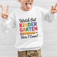 Back To School Watch Out Kindergarten Here I Come Kids Graphic Kid Sweatshirt
