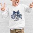 Bulldogs Mascot Team Spirit Sports Fan Back To School Graphic Kid Sweatshirt Bulldogs Mascot Team Spirit Sports Fan Back To School Graphic Kid Sweatshirt