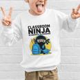 Classroom Ninja Academics In Disguise Back To School Student Graphic Kid Sweatshirt