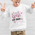 Cute 6th Grade Vibes Cat Kitten Lover Back To School Girls Graphic Kid Sweatshirt