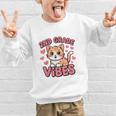 Cute Cat 2nd Grade Vibes Back To School Second Grade Girls Graphic Kid Sweatshirt Cute Cat 2nd Grade Vibes Back To School Second Grade Girls Graphic Kid Sweatshirt