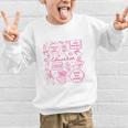 Educator Love Inspire Teach Pink Bow Back To School Graphic Kid Sweatshirt Educator Love Inspire Teach Pink Bow Back To School Graphic Kid Sweatshirt