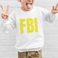 FBI Frequent Bathroom Inspector Back To School Graphic Kid Sweatshirt FBI Frequent Bathroom Inspector Back To School Graphic Kid Sweatshirt