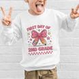 First Day Of 2nd Grade Coquette Back To School Girls Kids Graphic Kid Sweatshirt First Day Of 2nd Grade Coquette Back To School Girls Kids Graphic Kid Sweatshirt
