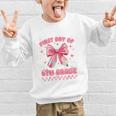 First Day Of 6th Grade Coquette Back To School Girls Kids Graphic Kid Sweatshirt First Day Of 6th Grade Coquette Back To School Girls Kids Graphic Kid Sweatshirt