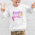 First Grade Diva Welcome Back To School 1st Grade Kids Performance Graphic Kid Sweatshirt First Grade Diva Welcome Back To School 1st Grade Kids Performance Graphic Kid Sweatshirt
