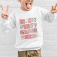 In My First Grade Era Cute Groovy 1st Grade Back To School Graphic Kid Sweatshirt
