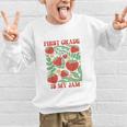 First Grade Is My Jam Boho Floral Strawberry Back To School Graphic Kid Sweatshirt First Grade Is My Jam Boho Floral Strawberry Back To School Graphic Kid Sweatshirt
