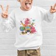 Girls Cute Pink Bows Coquette Aesthetic Back To School Graphic Kid Sweatshirt Girls Cute Pink Bows Coquette Aesthetic Back To School Graphic Kid Sweatshirt