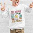 Groovy 1st Grade Back To School First Day Of First Grade Graphic Kid Sweatshirt Groovy 1st Grade Back To School First Day Of First Grade Graphic Kid Sweatshirt