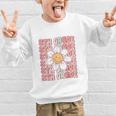 Groovy 8th Grade Back To School First Day Of Eighth Grade Graphic Kid Sweatshirt
