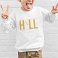 Hall Monitor Back To School Student Graphic Kid Sweatshirt Hall Monitor Back To School Student Graphic Kid Sweatshirt