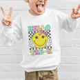 Hello Pre-K Coquette Bow Back To School Preschool Girl Graphic Kid Sweatshirt