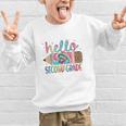 Hello Second Grade Pencil Tie Dye Back To School 2nd Grade Graphic Kid Sweatshirt Hello Second Grade Pencil Tie Dye Back To School 2nd Grade Graphic Kid Sweatshirt