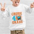 I'm Ready To Crush 4th Grade Hockey Kids Back To School Premium Tri-Blend Graphic Kid Sweatshirt I'm Ready To Crush 4th Grade Hockey Kids Back To School Premium Tri-Blend Graphic Kid Sweatshirt