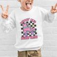 Kids Back To School Skating Rollin Into Second 2nd Grade Graphic Kid Sweatshirt