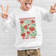 Kindergarten Is My Jam Boho Floral Strawberry Back To School Graphic Kid Sweatshirt Kindergarten Is My Jam Boho Floral Strawberry Back To School Graphic Kid Sweatshirt