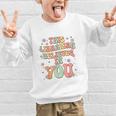 This Librarian Believes In You Groovy Back To School Graphic Kid Sweatshirt