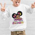 Little Miss Kindergarten Afro Puff Girl Back To School Graphic Kid Sweatshirt Little Miss Kindergarten Afro Puff Girl Back To School Graphic Kid Sweatshirt