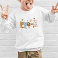 Pre K Preschool Football Basketball Baseball Back To School Graphic Kid Sweatshirt Pre K Preschool Football Basketball Baseball Back To School Graphic Kid Sweatshirt