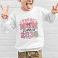 Proud Mom Class Of 2038 Retro Kindergarten Back To School Graphic Kid Sweatshirt Proud Mom Class Of 2038 Retro Kindergarten Back To School Graphic Kid Sweatshirt