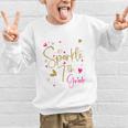 Ready To Sparkle 7th Grade Back To School For Girls Performance Graphic Kid Sweatshirt Ready To Sparkle 7th Grade Back To School For Girls Performance Graphic Kid Sweatshirt