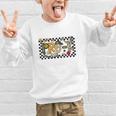 Retro Checkered Back To School Pre K Dude Cute Kid Preschool Graphic Kid Sweatshirt Retro Checkered Back To School Pre K Dude Cute Kid Preschool Graphic Kid Sweatshirt