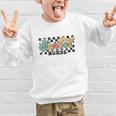 Retro Checkered School Nurse Squad Back To School Graduation Graphic Kid Sweatshirt Retro Checkered School Nurse Squad Back To School Graduation Graphic Kid Sweatshirt