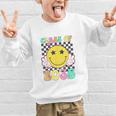 Retro Class Of 2036 Grow With Me Back To School Kindergarten Graphic Kid Sweatshirt Retro Class Of 2036 Grow With Me Back To School Kindergarten Graphic Kid Sweatshirt