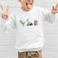 Solid Liquid Gas Dinosaur Back To School Premium Tri-Blend Graphic Kid Sweatshirt Solid Liquid Gas Dinosaur Back To School Premium Tri-Blend Graphic Kid Sweatshirt