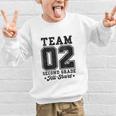 Team 2nd Grade All-Stars Back To School Sports Jersey Graphic Kid Sweatshirt