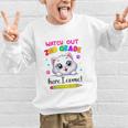 Watch Out 2nd Grade Here I Come Girls Cat Back To School Graphic Kid Sweatshirt Watch Out 2nd Grade Here I Come Girls Cat Back To School Graphic Kid Sweatshirt