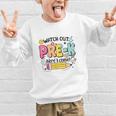Watch Out Pre-K Here I Come Back To School Pre-K Graphic Kid Sweatshirt