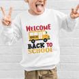 Welcome Back To School For Bus Drivers First Day Of School Graphic Kid Sweatshirt