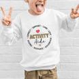 Women's Leopard Activity Aide Appreciation Week Back To School Graphic Kid Sweatshirt Women's Leopard Activity Aide Appreciation Week Back To School Graphic Kid Sweatshirt