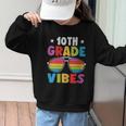 10th Grade Back To School Sunglasses Vibes Retro First Day Graphic Kid Sweatshirt 10th Grade Back To School Sunglasses Vibes Retro First Day Graphic Kid Sweatshirt