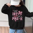 My 1st Day Of Pre-K PreK Pre K 2025 Back To School Girls Graphic Kid Sweatshirt My 1st Day Of Pre-K PreK Pre K 2025 Back To School Girls Graphic Kid Sweatshirt