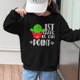 1st Grade Is On Point Cactus Back To School Graphic Kid Sweatshirt
