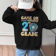 2nd Grade Back To School Baseball Drip Ice Cream Game On Graphic Kid Sweatshirt 2nd Grade Back To School Baseball Drip Ice Cream Game On Graphic Kid Sweatshirt