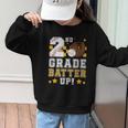 2nd Grade Batter Up Baseball First Day Back To School Graphic Kid Sweatshirt
