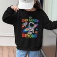 2nd Grade And Beyond Second Grade Astronaut Back To School Graphic Kid Sweatshirt 2nd Grade And Beyond Second Grade Astronaut Back To School Graphic Kid Sweatshirt