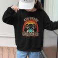 4th Grade Unlocked Level Up Gamer Back To School Fourth Graphic Kid Sweatshirt 4th Grade Unlocked Level Up Gamer Back To School Fourth Graphic Kid Sweatshirt