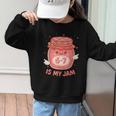 67 Is My Jam Back To School Girls Kids Cute 6 7 Meme Graphic Kid Sweatshirt