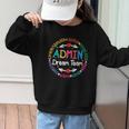 Admin Dream Team Back To School Front Office Employees Staff Graphic Kid Sweatshirt Admin Dream Team Back To School Front Office Employees Staff Graphic Kid Sweatshirt