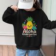 Aloha Kindergarten Pineapple Back To School Graphic Kid Sweatshirt Aloha Kindergarten Pineapple Back To School Graphic Kid Sweatshirt