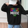Assistant Principal Mode On Back To School Vice Principals Graphic Kid Sweatshirt